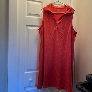Lands’ End sleeveless polo dress